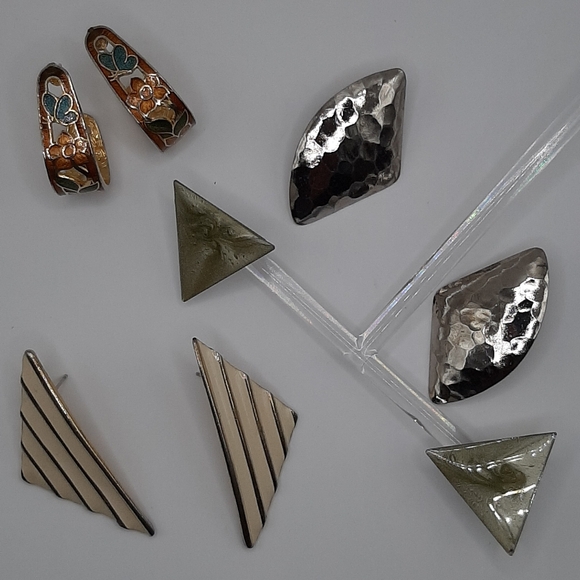 Lot of Vintage Earrings - Picture 7 of 8